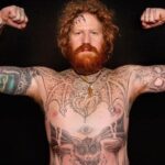 Brent Hinds from Mastodons ginger beard