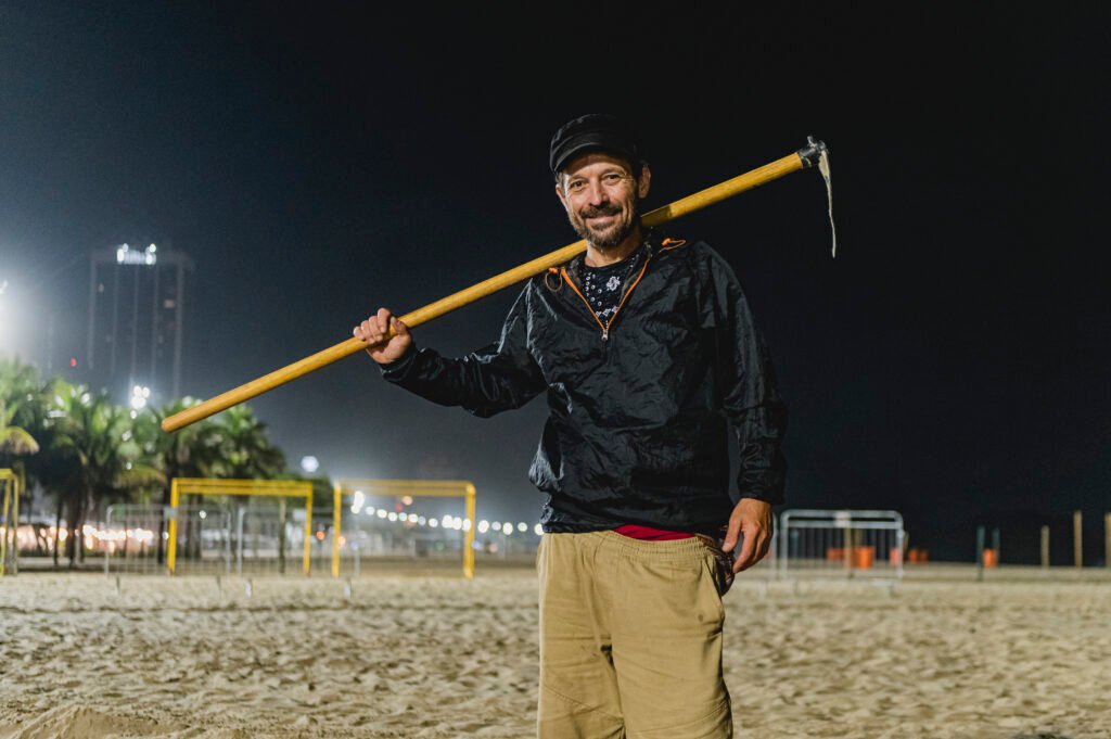 Artista de Land Art, Clayton Balduino (Reciclayton)